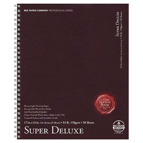 Bee Paper, Sketchbooks & Pads, Art & School, 93#, Super Deluxe, 808, 60 sheet, 108328
